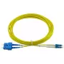 BlueOptics SFP3132BU3MK InfiniBand kabel światłowodowy 3 m LC SC Żółty