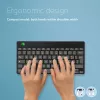 Ergonomiczna klawiatura R-Go Tools R-Go Compact Break, kompaktowa klawiatura z oprogramowaniem przypominającym o przerwach, QWERTY (IT), Bluetooth, czarna