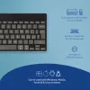 Ergonomiczna klawiatura R-Go Tools R-Go Compact Break, kompaktowa klawiatura z oprogramowaniem przypominającym o przerwach, QWERTY (IT), Bluetooth, czarna