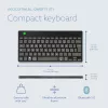 Ergonomiczna klawiatura R-Go Tools R-Go Compact Break, kompaktowa klawiatura z oprogramowaniem przypominającym o przerwach, QWERTY (IT), Bluetooth, czarna