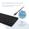 Ergonomiczna klawiatura R-Go Tools R-Go Compact Break, kompaktowa klawiatura z oprogramowaniem przypominającym o przerwach, QWERTY (IT), Bluetooth, czarna