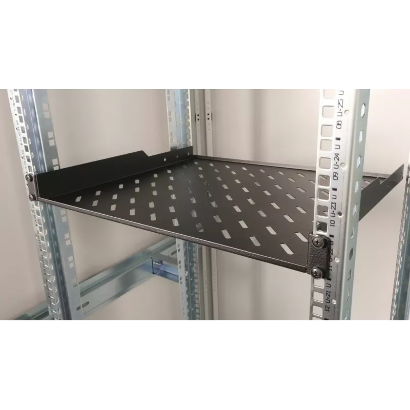 Półka rack Equip Fixed Shelf 19' 1U 600MM Czarna