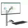 Uchwyt do monitora Techly ICA-PLW 02, ścienny, 68,6 cm (27 cali), srebrny