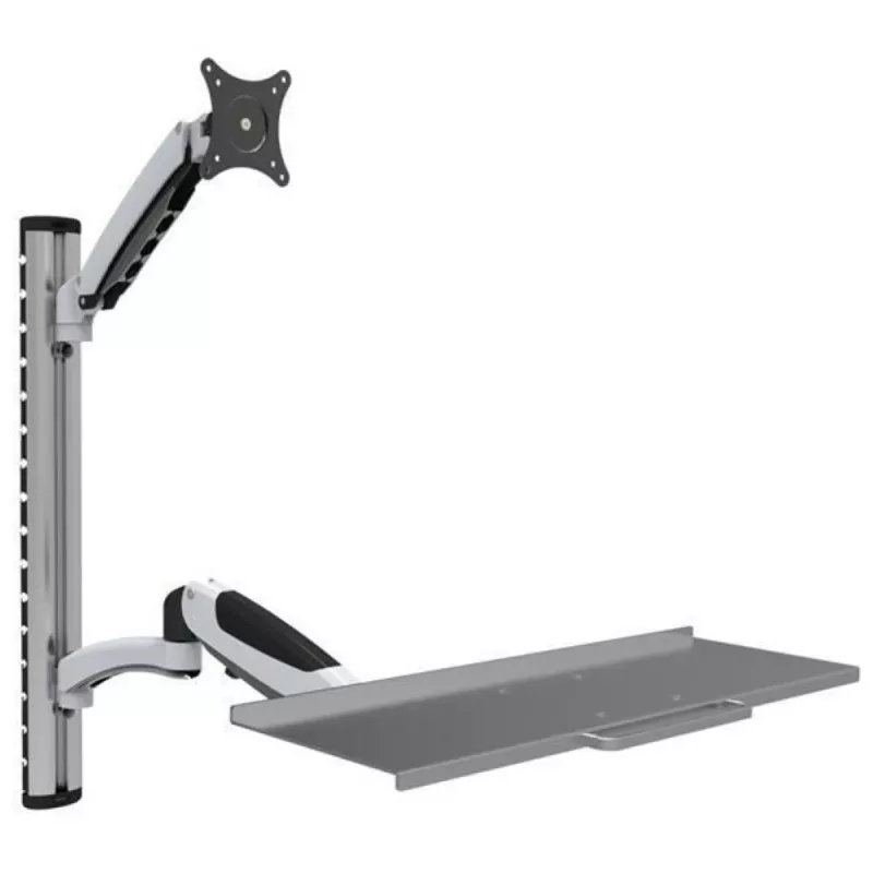 Uchwyt do monitora Techly ICA-PLW 02, ścienny, 68,6 cm (27 cali), srebrny