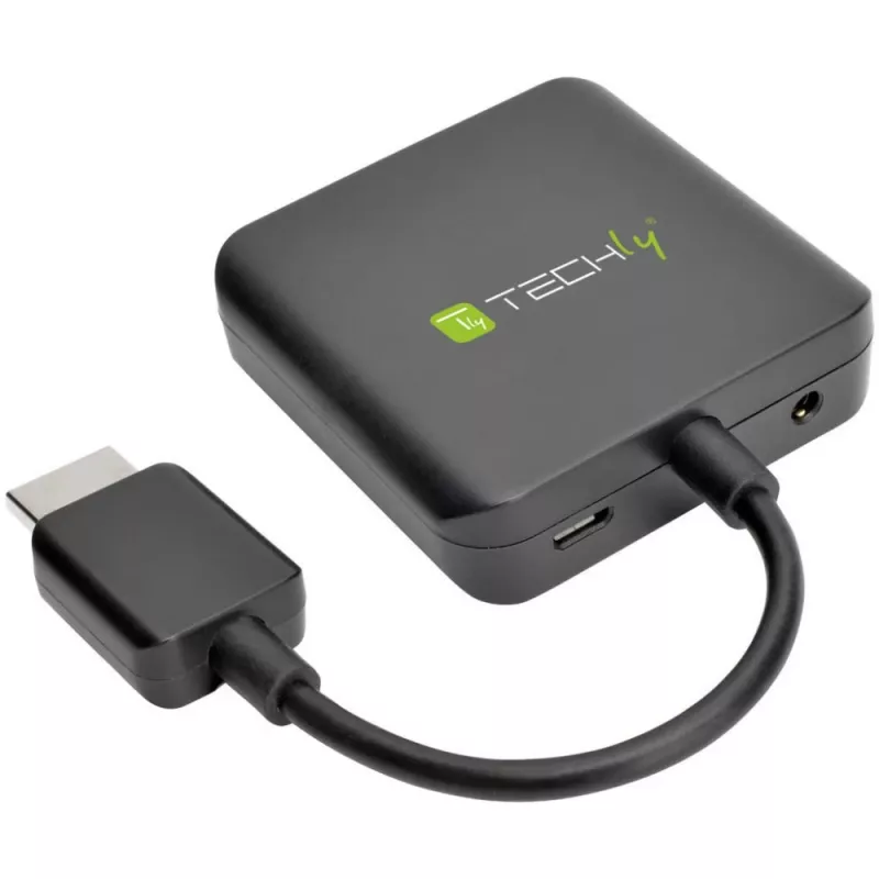 Techly Ekstraktor audio HDMI Stereo/Audio 5.1 kanałów 4K 3D IDATA HDMI-VGA8