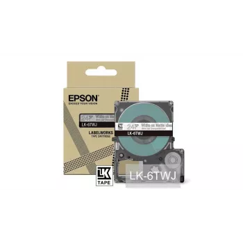 Taśma etykietowa Epson LK-6TWJ przezroczysto-biała termotransferowa 2,4 cm