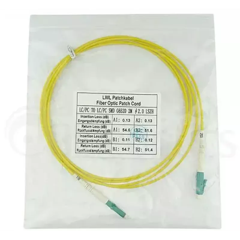 BlueOptics SFP2121BU7.5MM kabel światłowodowy InfiniBand 7,5 m LC żółty