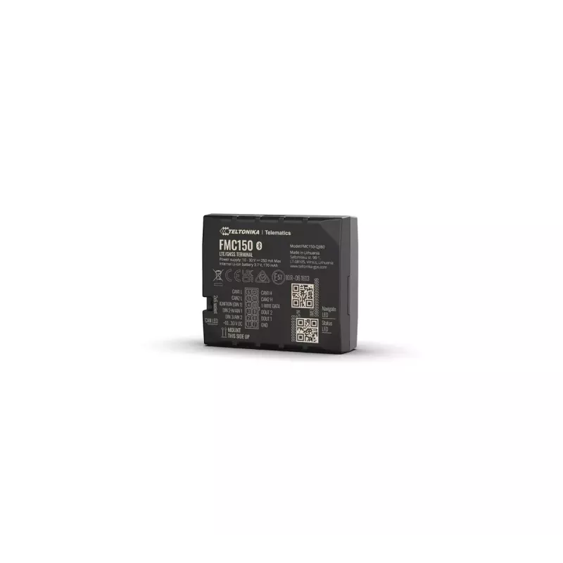 Lokalizator GPS Teltonika FMC150 Car Czarny 0,128 GB Bateria 6 h