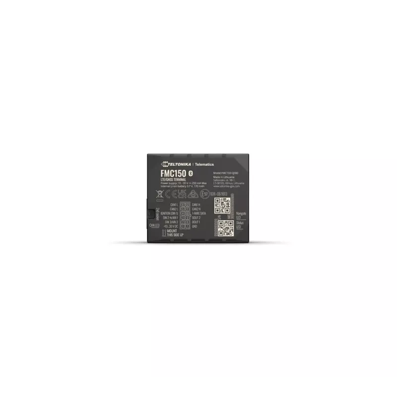 Lokalizator GPS Teltonika FMC150 Car Czarny 0,128 GB Bateria 6 h