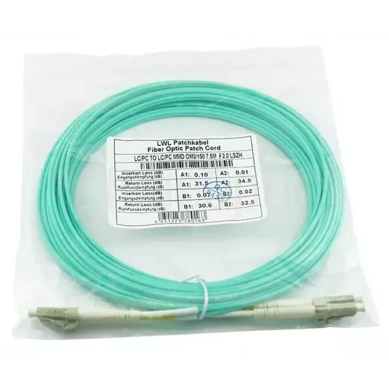 Kabel światłowodowy BlueOptics 050502K512000002M 2m 2x LC LC/APC Zielony