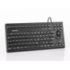 Klawiatura GETT TKG-086-MB-IP68-Czarny Przemysłowa USB QWERTZ Niemiecka