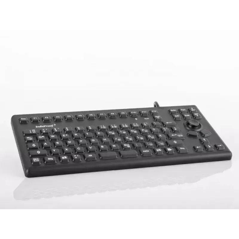 Klawiatura GETT TKG-086-MB-IP68-Czarny Przemysłowa USB QWERTZ Niemiecka