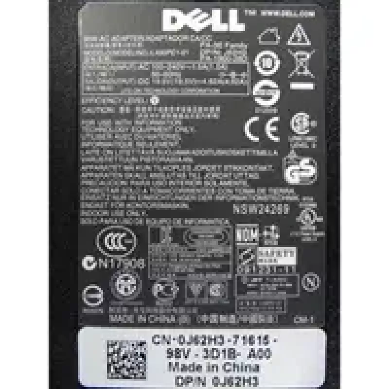 DELL J62H3 zasilacz/inwerter Wewnętrzny 90 W Czarny