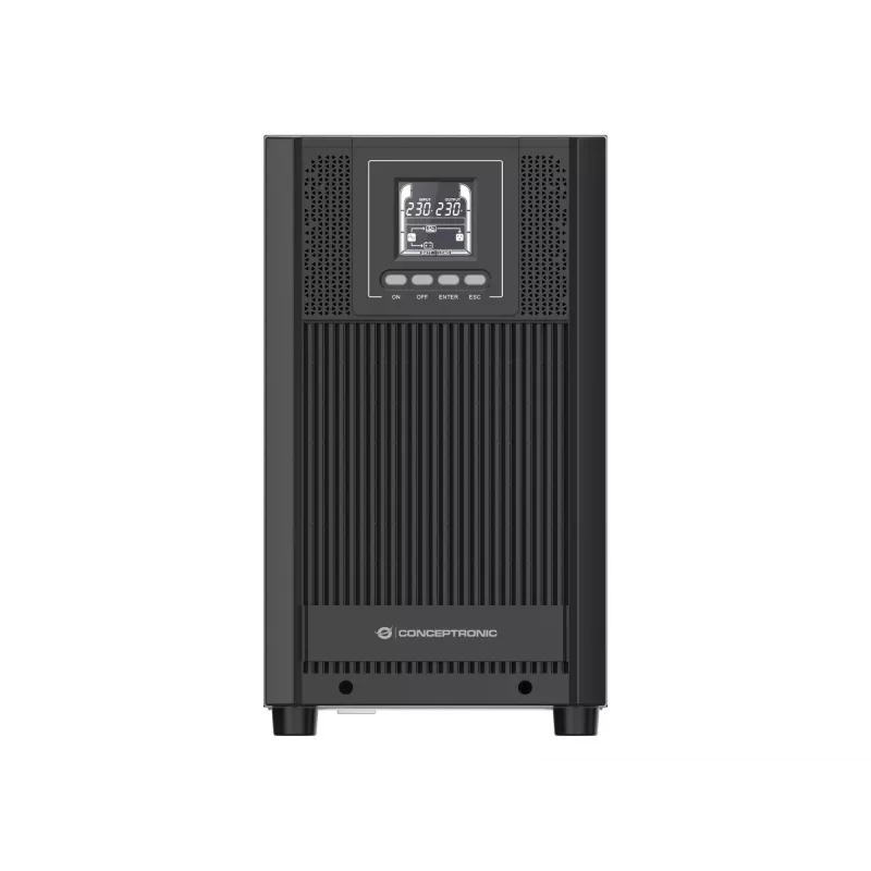 Conceptronic ZEUS52ES3K 3000VA 2700W Online Tower UPS, Schuko