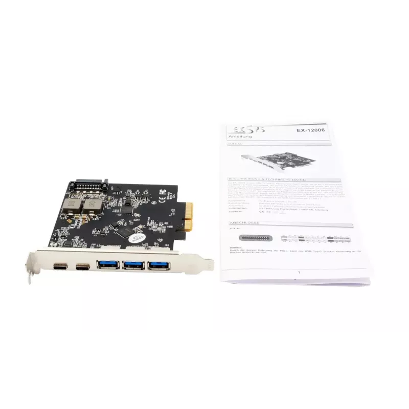 Karta interfejsu EXSYS EX-12006 wewnętrzna USB 3.2 Gen 2