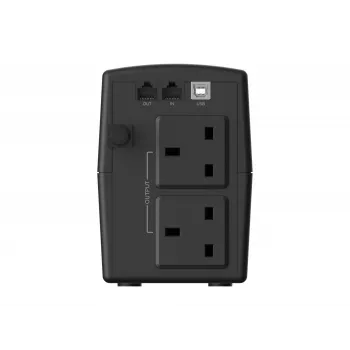 Conceptronic ZEUS01G 650VA 360W UPS, 2 x gniazdo UK, HID USB, RJ45 In/Out, AVR