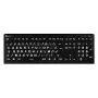 Klawiatura Logickeyboard LKB-LPWB-A2PC-FR Uniwersalna USB AZERTY French Czarna