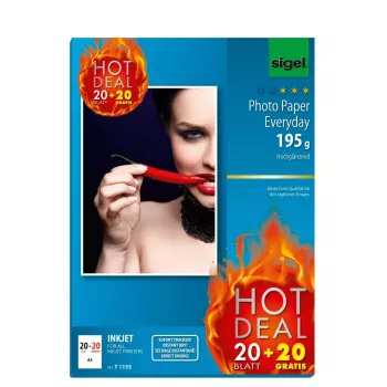 Papier fotograficzny A4 Sigel T1155 High-gloss