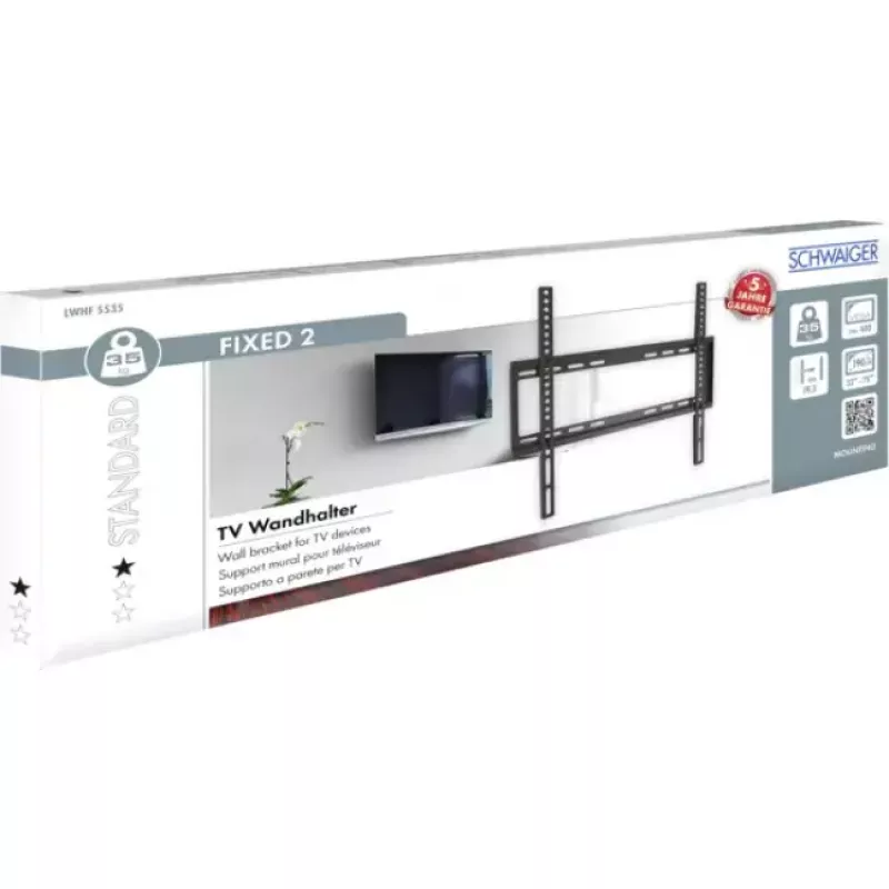 Uchwyt ścienny Schwaiger LWHF5535 513 Czarny