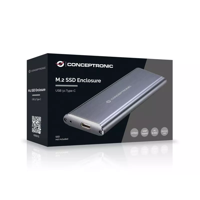Obudowa na dysk SSD M.2 Conceptronic USB 3.1 Type-C
