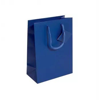 Torebka na prezent Sigel GT504 Niebieska Monochromatyczna 170x90x230 mm