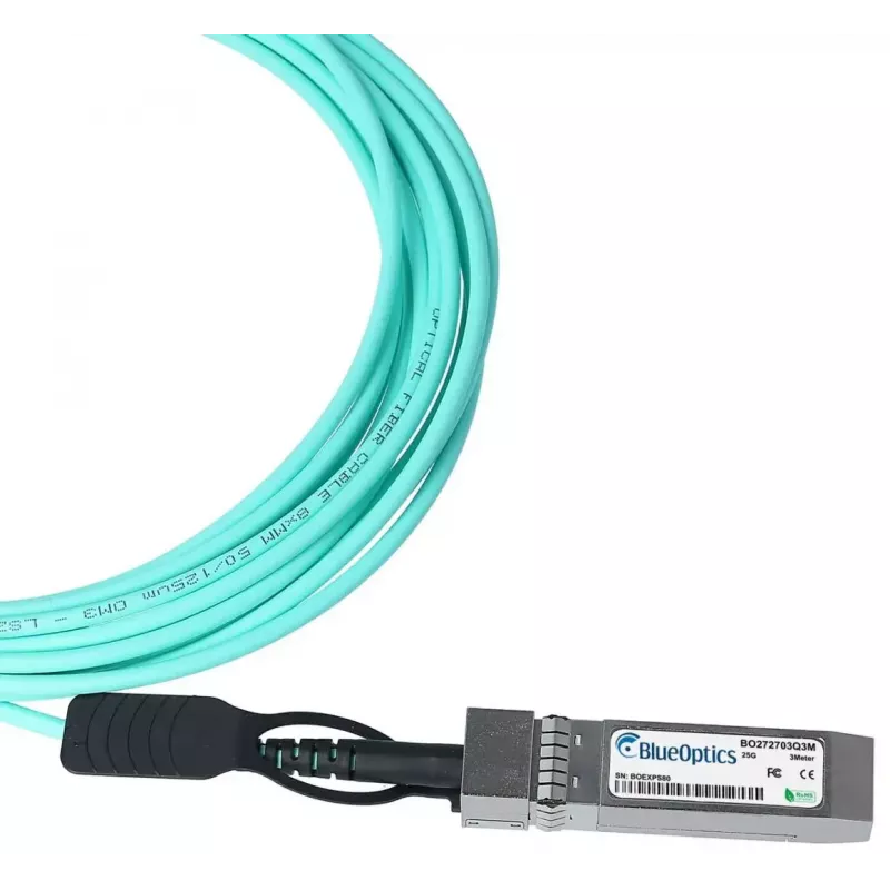 Kabel InfiniBand/światłowodowy BlueOptics UACC-AOC-SFP28-10M-BO 10m SFP28 Męski/Męski