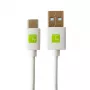 Kabel USB Techly ICOC MUSB20-CMAM20TW USB 2.0 2 m USB A USB C Biały
