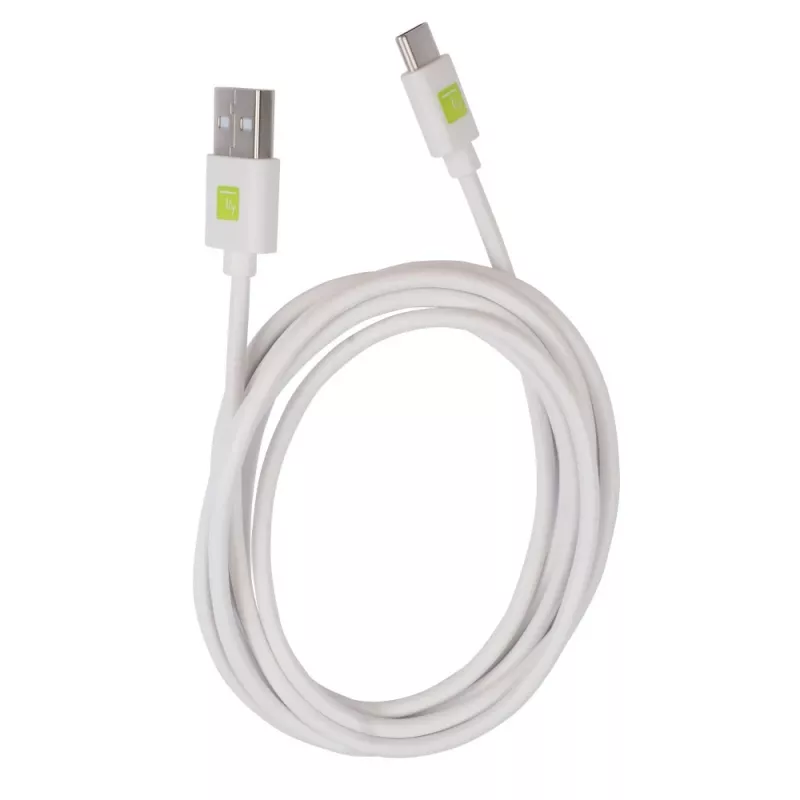 Kabel USB Techly ICOC MUSB20-CMAM20TW USB 2.0 2 m USB A USB C Biały