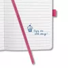 Notatnik Sigel JN105 A5 174 arkusze Różowy Twarda oprawa Linia
