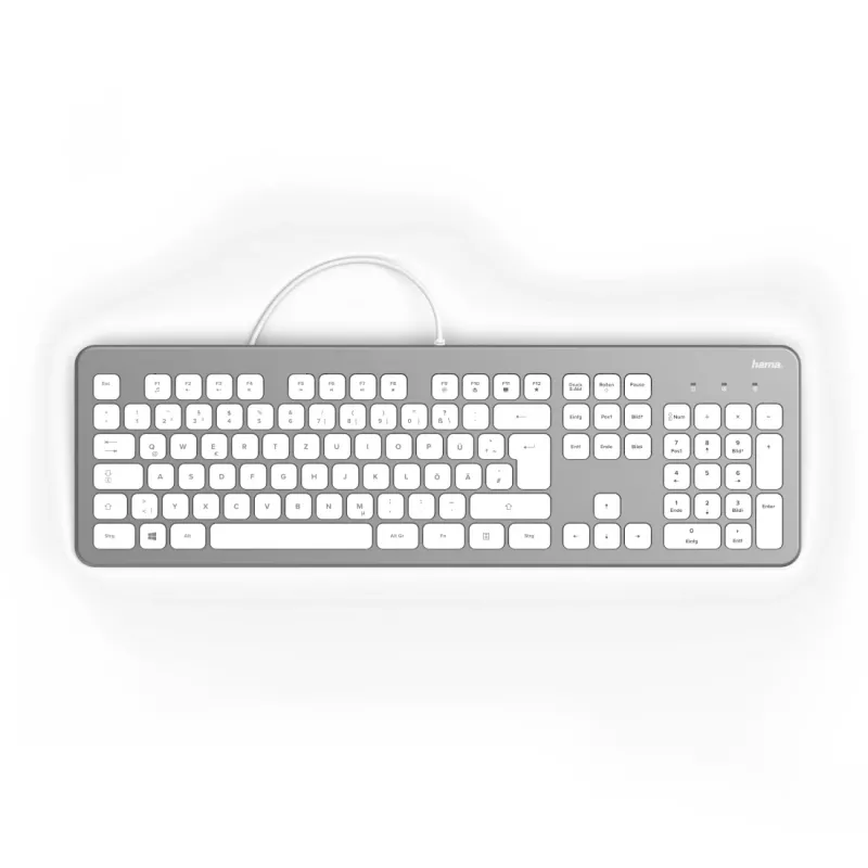 Klawiatura Hama KC-700, USB, QWERTZ niemiecki, czarna (00182651)