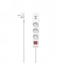 Hama 00223185 listwa zasilająca 1,4 m 3 gniazda AC wewnętrzna biel