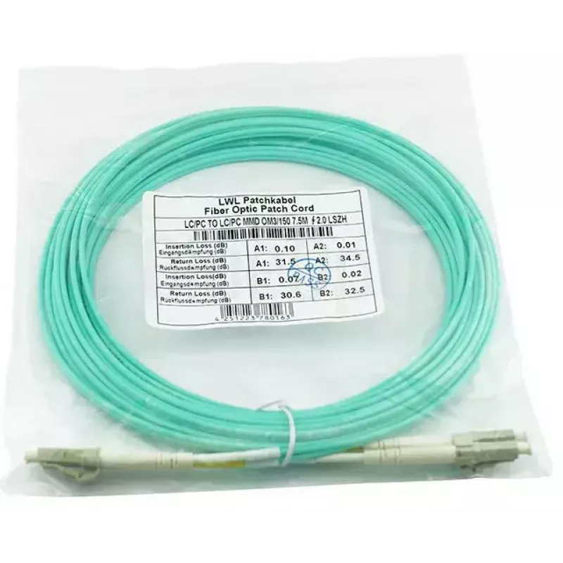 BlueOptics AJ835A kabel światłowodowy InfiniBand 2 m LC Aqua OM3