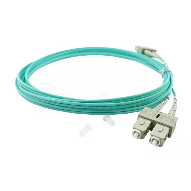 BlueOptics 221691-B22-BO światłowodowy kabel krosowy (patchcord) LC/SC wielomodowy, 5 m
