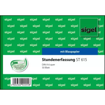 Formularz biznesowy Sigel ST615 zielono-biały A6