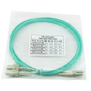 BlueOptics SFP3132EU3MK kabel światłowodowy InfiniBand 3 m LC SC Aqua