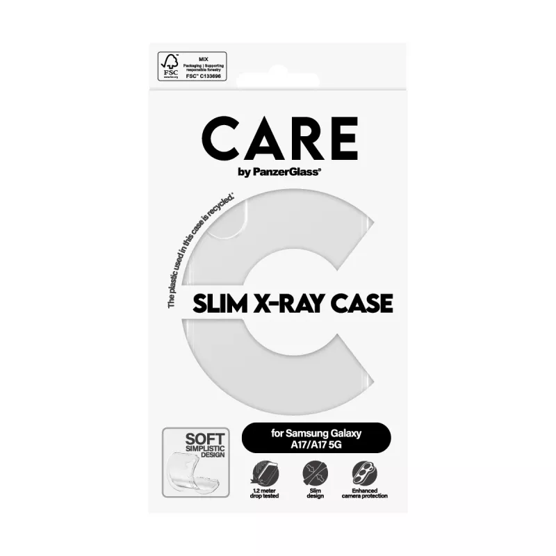 Etui ochronne PanzerGlass CARE Transparent X-Ray Soft Basic do Samsung Galaxy (model CR73372)
