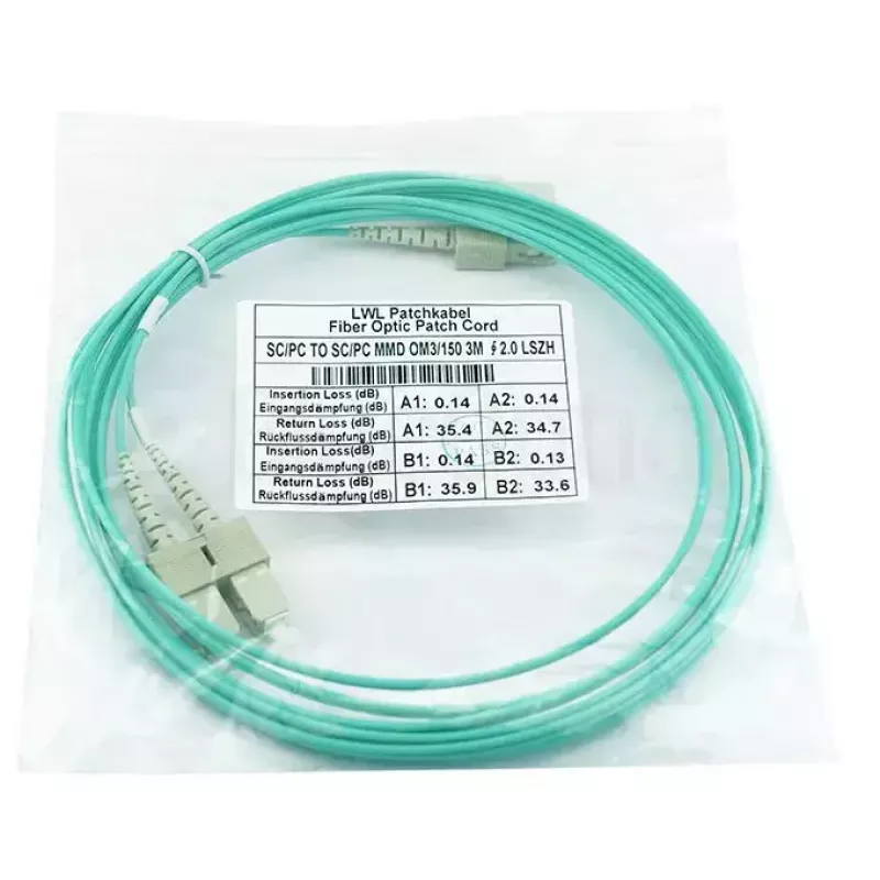 BlueOptics SFP3232EU1MK światłowodowy kabel InfiniBand 1 m SC zielony