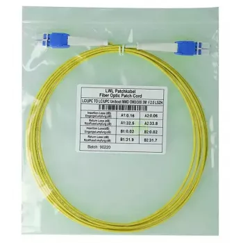 Kabel światłowodowy BlueOptics SFP8181BU0.5MK 0.5 m LC Żółty