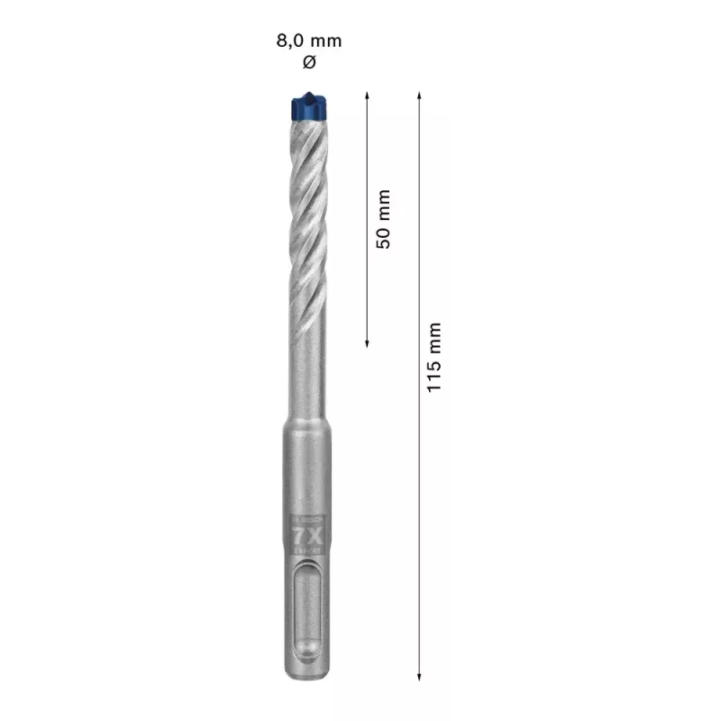 Wiertło Bosch SDS plus-7X 8 mm 115 mm