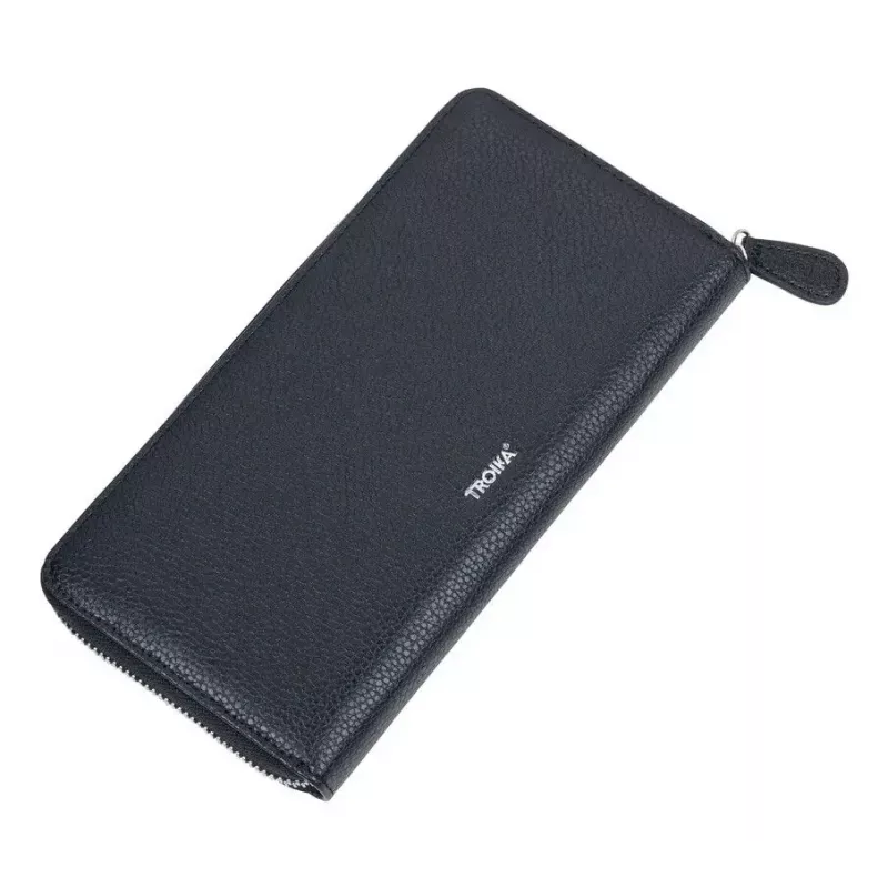 Portfel TROIKA LADIES SMART WALLET czarny ze sztucznej skóry 219 g