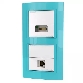 Gniazdo RJ-45 + HDMI Kindermann 7456 000 544