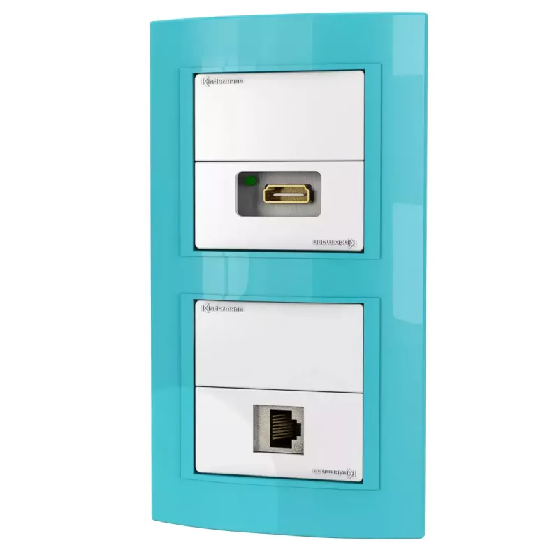 Gniazdo RJ-45 + HDMI Kindermann 7456 000 544