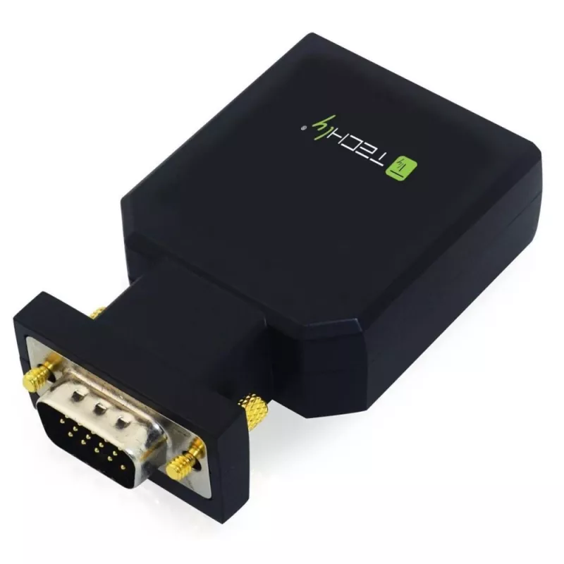 Techly Mini Converter VGA and Audio to HDMI IDATA VGA-HDMINI