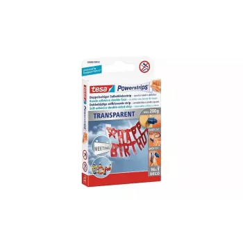 Etykieta montażowa TESA Powerstrips Transparent DECO