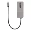 StarTech.com 3-portowy adapter USB-C do wielu monitorów, koncentrator MST USB Type-C na 3x DisplayPort 1.4, potrójny przedłużacz/rozdzielacz ekranu laptopa 4K 60 Hz DP, HDR, dodatkowo długi wbudowany kabel — tylko Windows