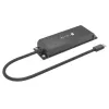 Techly IADAP-USBC-935 stacja dokująca/replikator portów do laptopa Przewodowa USB 3.2 Gen 1 (3.1 Gen 1) Type-C Czarny