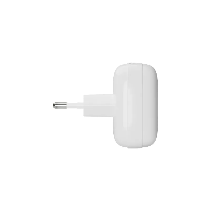 Ładowarka sieciowa bramante re-charge Pro EU płaski 2×USB-C 20W biała (do użytku wewnętrznego)