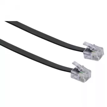 Kabel sieciowy Schwaiger 6,0 m RJ-11 - RJ-11 6 m Czarny