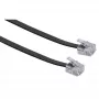 Kabel sieciowy Schwaiger 6,0 m RJ-11 - RJ-11 6 m Czarny