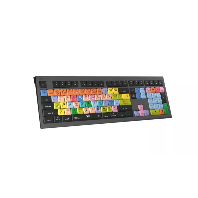 Klawiatura Logickeyboard LKB-LOGXP2-A2M-DE Uniwersalna USB QWERTZ Niemiecka Czarna
